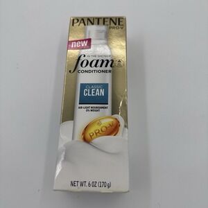 Pantene Pro V In The Shower Foam Conditioner Classic Clean Fine Flat Hair 6 Oz.